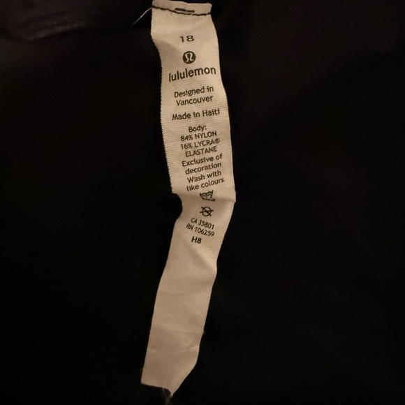 lululemon fast and free high rise tight 25” size 18 - Picture 16 of 16